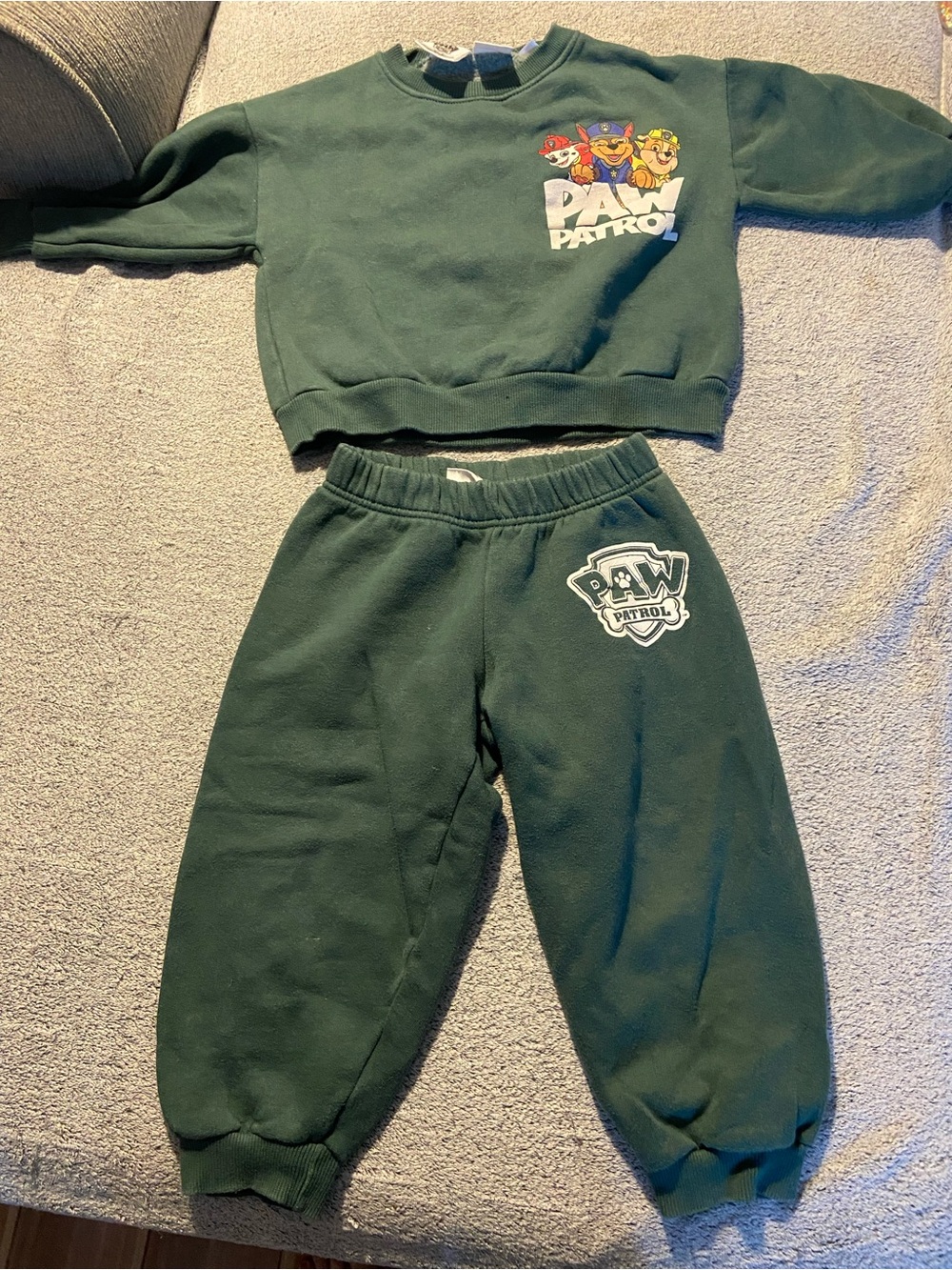 Nickelodeon Dark Green PAW Patrol Sweatshirt & Jogger Set